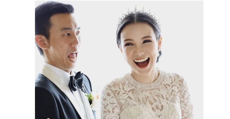 Istri dari Indra Wonowidjojo, yakni Adeline . (Instagram/@weddingviral)